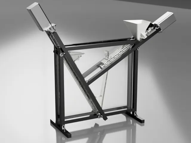 The FloatSync sorting rig, full assembly